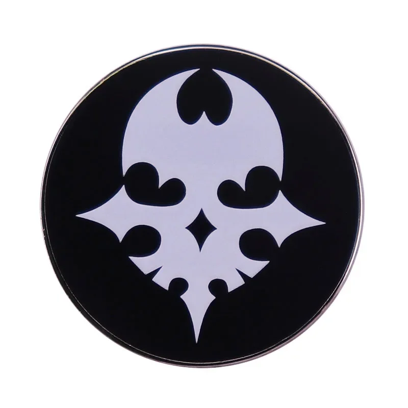 Twewy Player Pin The World Ends With You Spilla Skull Button Badge Fashion Jewelry Decor