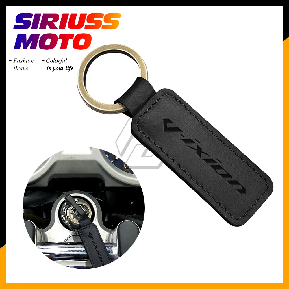 Caso Portachiavi Moto Pelle Bovina Portachiavi Per Yamaha V-Ixion 150 155 R