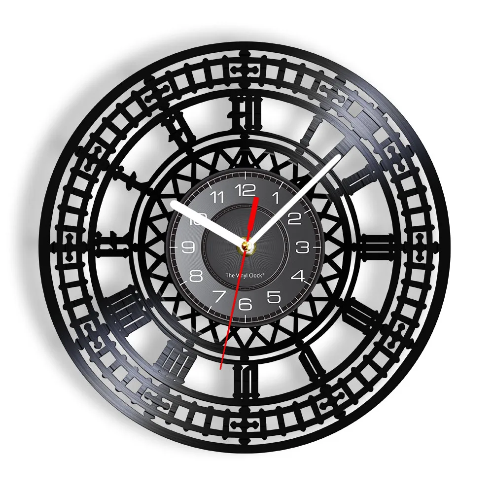 Big Ben Clock Tower Viaggi Punto Di Riferimento Di Arte Della Parete Orologio Di Londra Big Ben Disco In Vinile Orologio Da Parete Inghilterra Souveni