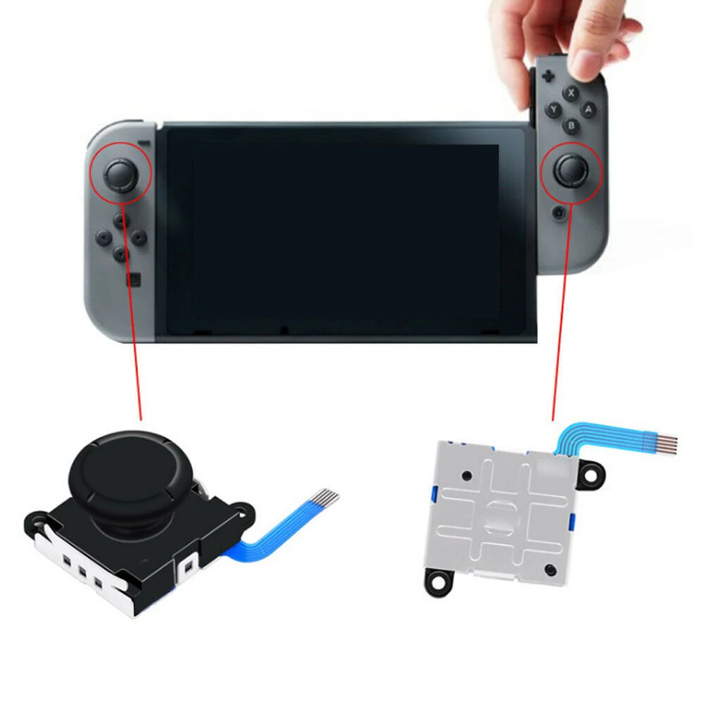 Per Joystick Analogico Joystick Joystick Nero Thumb Stick Nintend Switch Joycon Controller Joystick Di Ricambio