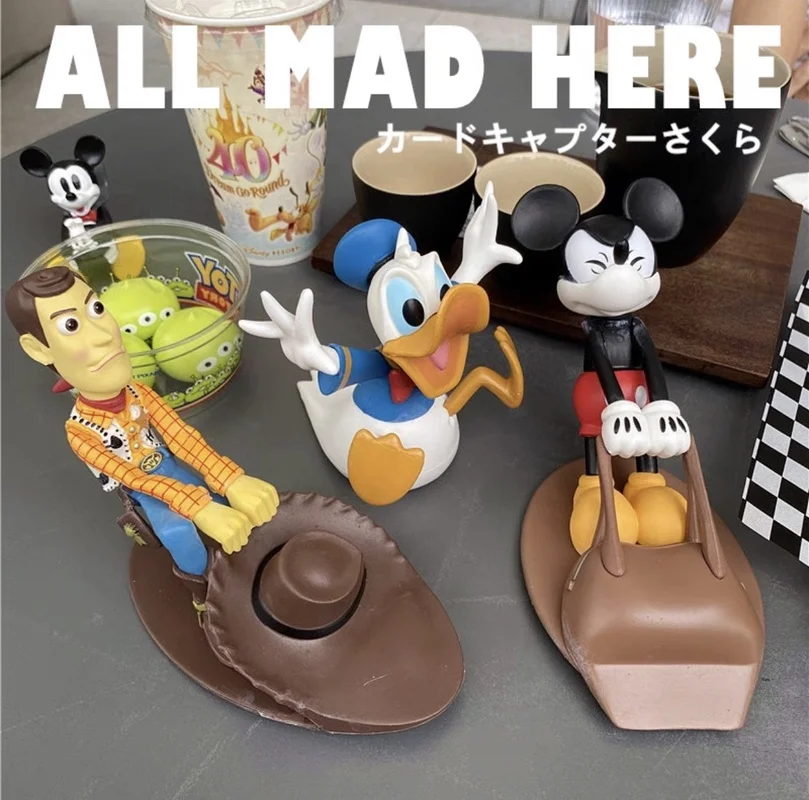 New Disney Mickey Donald Duck Door Stoppers Cartoon Woody Creative 12Cm Antivento Home Office Anti-Collisione Fermaporta Bloccanti
