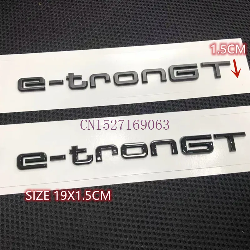 Per La Nuova Energia Portellone Posteriore Per Auto E-Tron Gt Emblema Modifica Auto 55 A3 A4 Q3 Q5 Q7 Scala Di Spostamento Accessori Per Auto Decalcom