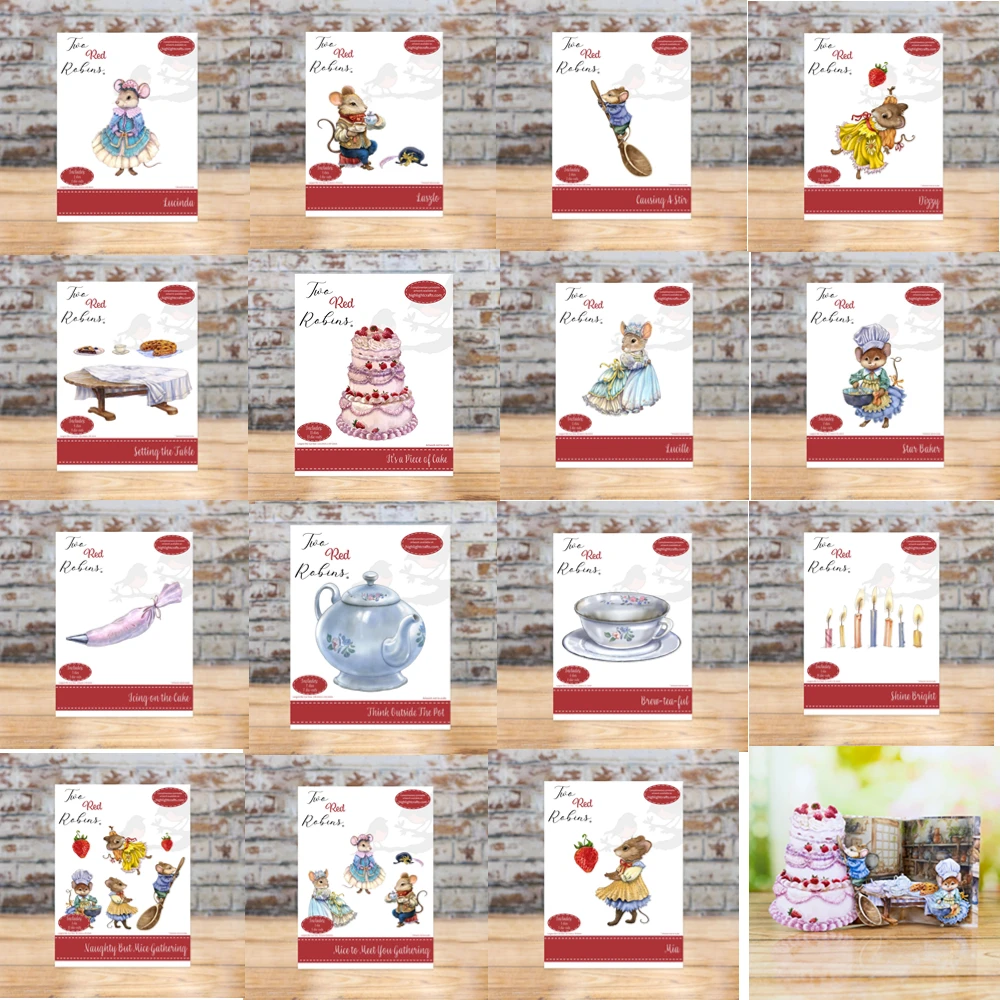 Nuovo Arrivo 2024 Brew-Tea-Ful Set Fustelle Stampi Fai Da Te Scrapbooking Paper Making Crafts Template Handmade