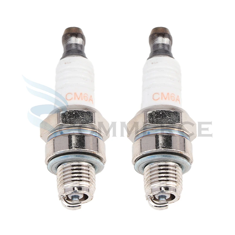 2 Pz Standard Candela Torcia Cm6A Piccolo Motore Per Cmr6A Per Motosega Tosaerba Tagliasiepi Tea Tree Trimmer Decespugliatore