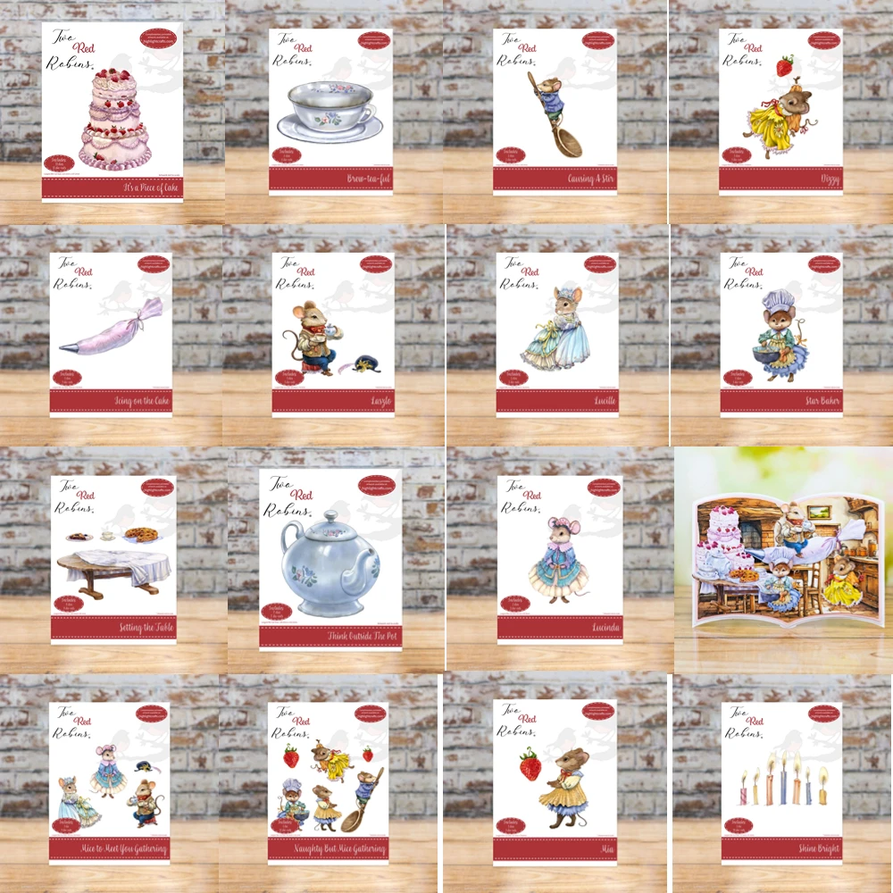 Nuovo Arrivo 2024 Brew-Tea-Ful Set Fustelle Stampi Fai Da Te Scrapbooking Paper Making Crafts Template Handmade