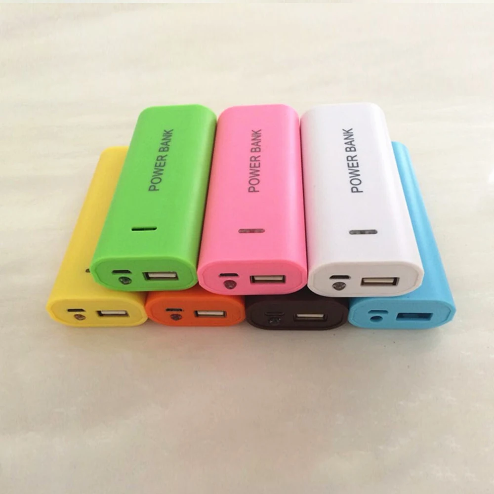 Power Bank Case 2-Cell 18650 Battery Box Per Smart Phone Charge 5V 1A Per Batteria 18650 Con Indicatore Luminoso