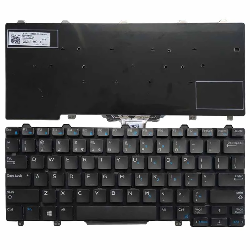 Nuova Tastiera Per Laptop Usa Per Tastiera Usa Dell Latitude E7270 068Ttc