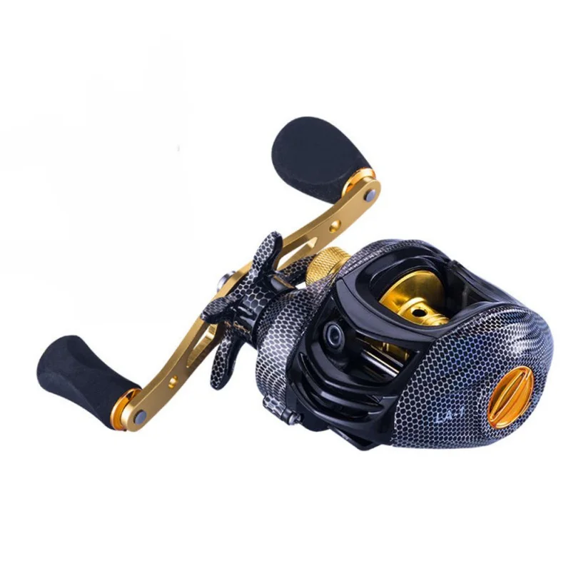 7:2:1 Trolling Fishing Coil Round Baitcasting Reel 6Kg Max Drag Drum Reels Fishing Destra/Sinistra Maniglia Rapporto Di Trasmissione Mulinelli In Meta