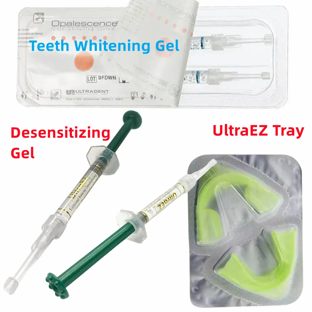 Kit Casa Gel Per Denti Opalescenza Pf 15% Siringhe Gel Desensibilizzante Dentale Vassoio Ultraez Desensibilizzante Ultrament