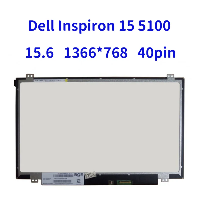 Per Dell Inspiron 15 5100 Nuovo 15.6 "Led Hd Laptop Lcd Touch Screen Digitizer Display 1366 X768 40 Pin Nuovo
