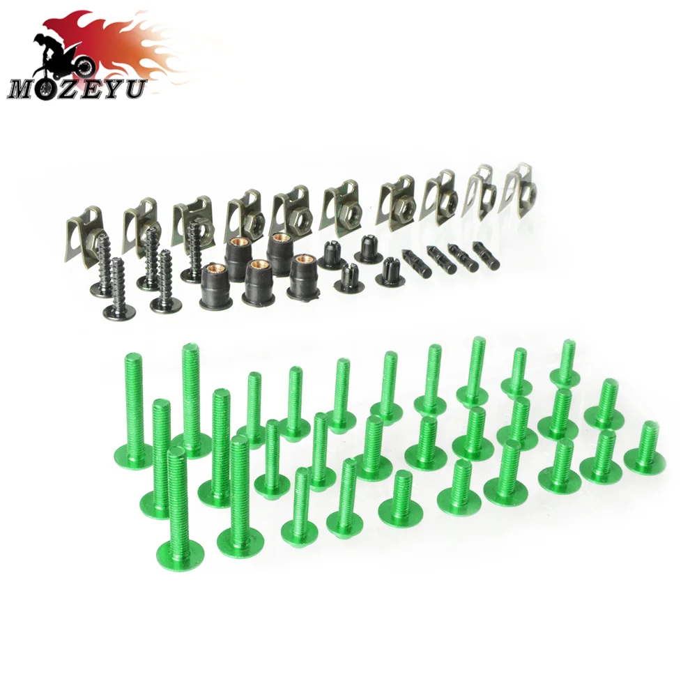 Moto Carenatura Viti Di Fissaggio Del Corpo Kit Di Fissaggio Della Clip Viti Dadi Set Per Kawasaki J300 Vulcan 800 Vulcan 900 Vulcan 2000