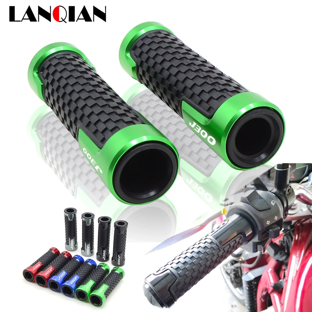 Per Kawasaki J300 7/8 22 Millimetri Di Trasporto Del Motociclo Manubrio Grips Bar Mano Grips J300 J 300 2015 2016 2017 2018 J300 Cnc Accessori
