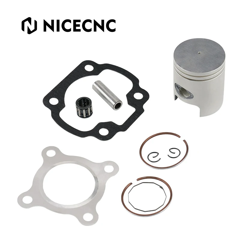 Nicecnc 50Cc Piston Ring Set 40 Mm/10 Mm Pin Per Jog Minarelli 2-Stroke Motori Per Yamaha Tipo 2-Stroke Scooter Motori
