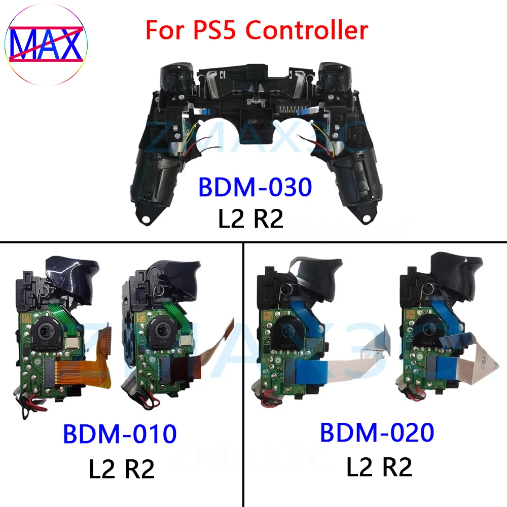 Pulsante Trigger L1 R1 L2 R2 Usato Originale Per Controller Ps5 Bdm-010 Bdm-020 Bdm-030 Sostituzione Gruppo Modulo Trigger Adattivo