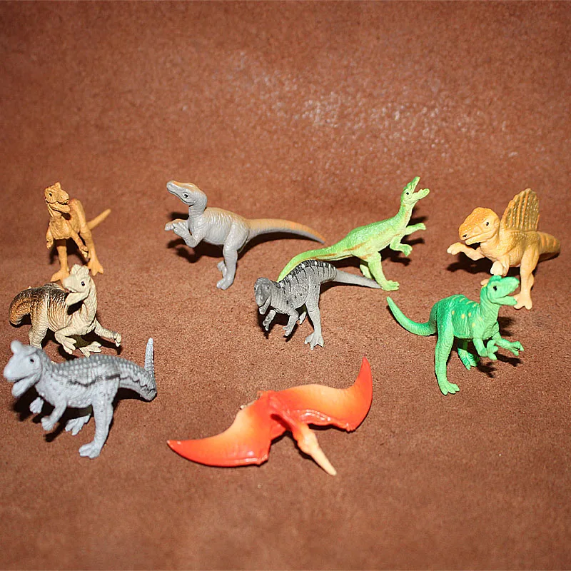 Miniature Dinosauro Animale Selvatico Modello Tyrannosaurus Spinosaurus Pterosafina Scene Decor Action Figure Figurine Giocattoli Educativi