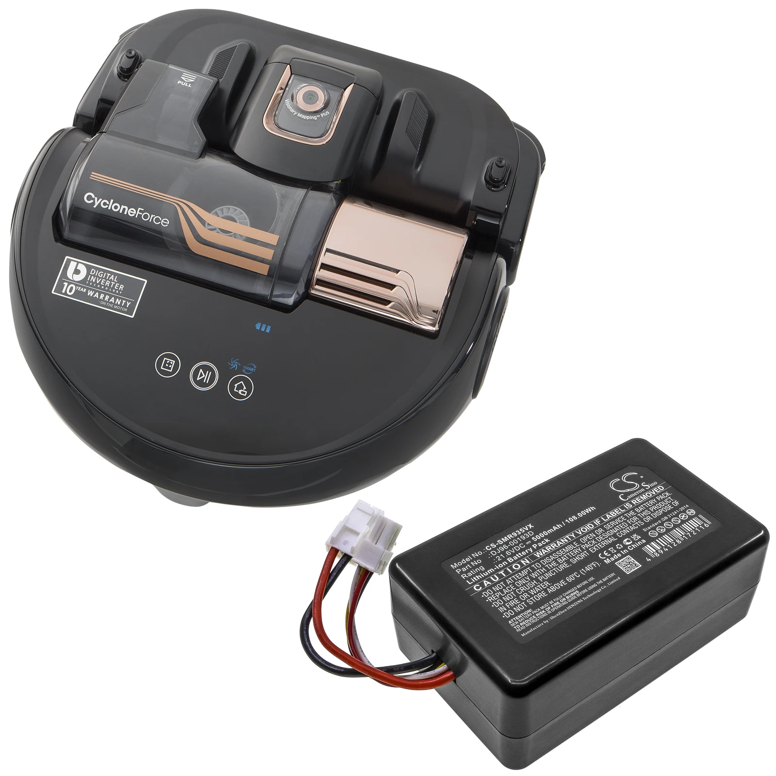 Batteria Sottovuoto Da 5000Mah Per Samsung Powerbot R9350 Powerbot R9250 Muslim/Aa Muslimate Dj96-00193D