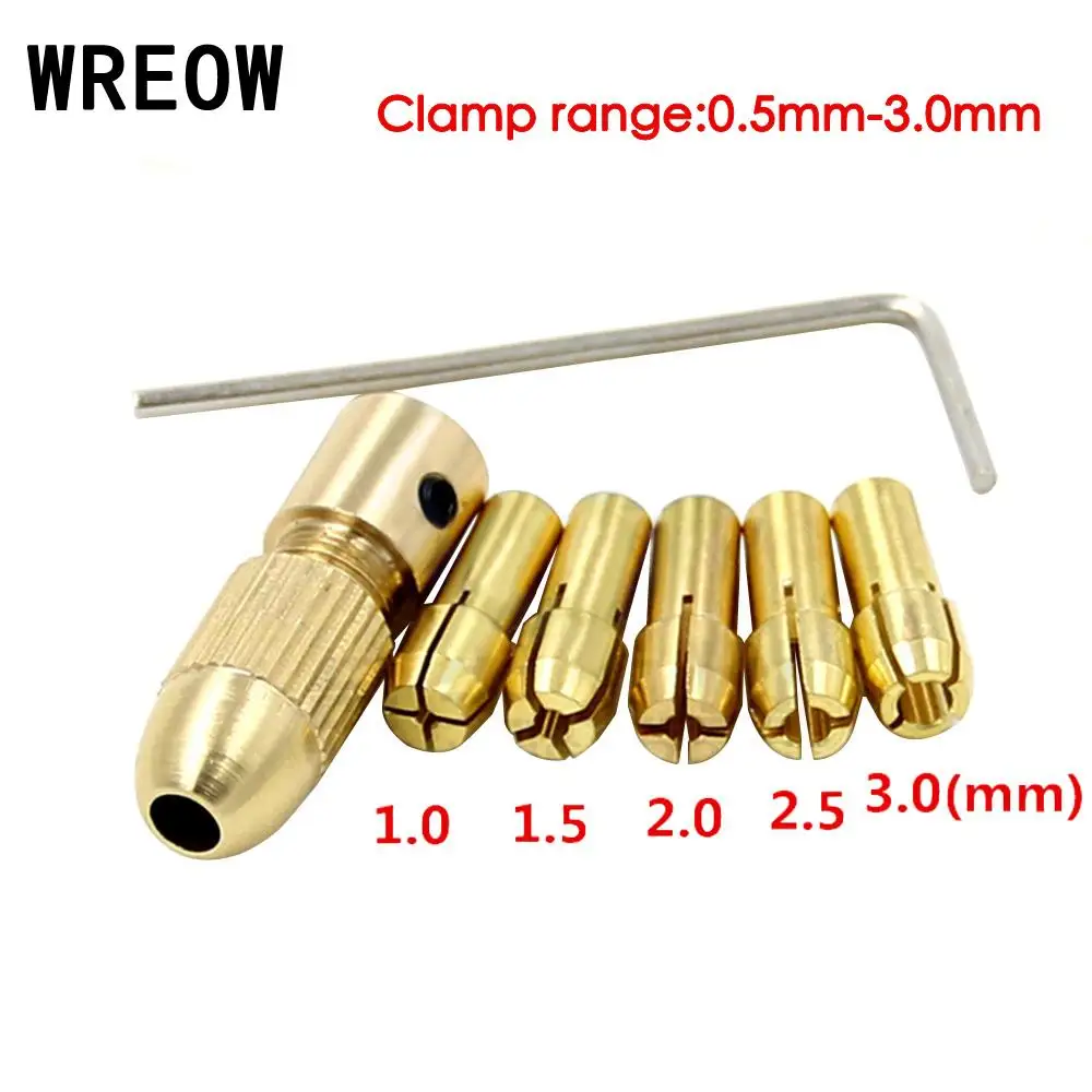 Mini Drill Bit Collect Set 1.0-3.0Mm Fit Small Electric Drill Accessori Mandrin Sensuse Per Micro Electronic Twist Chuck