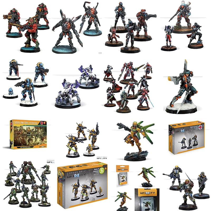 Originale Corvus Belli Infinity The Game Marut Corvu Belli Miniature Non Verniciate Compatibile Animatronic Tabletop Rpg Ttrpg Toy Mcm