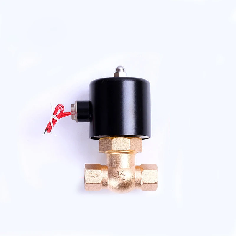 Elettrovalvola A Solenoide Interna Bidirezionale D'Ottone Normalmente Chiusa 1/2 V 220V 24V 12V Dell'Elettrovalvola A Solenoide Del Vapore Ad Alta Tem