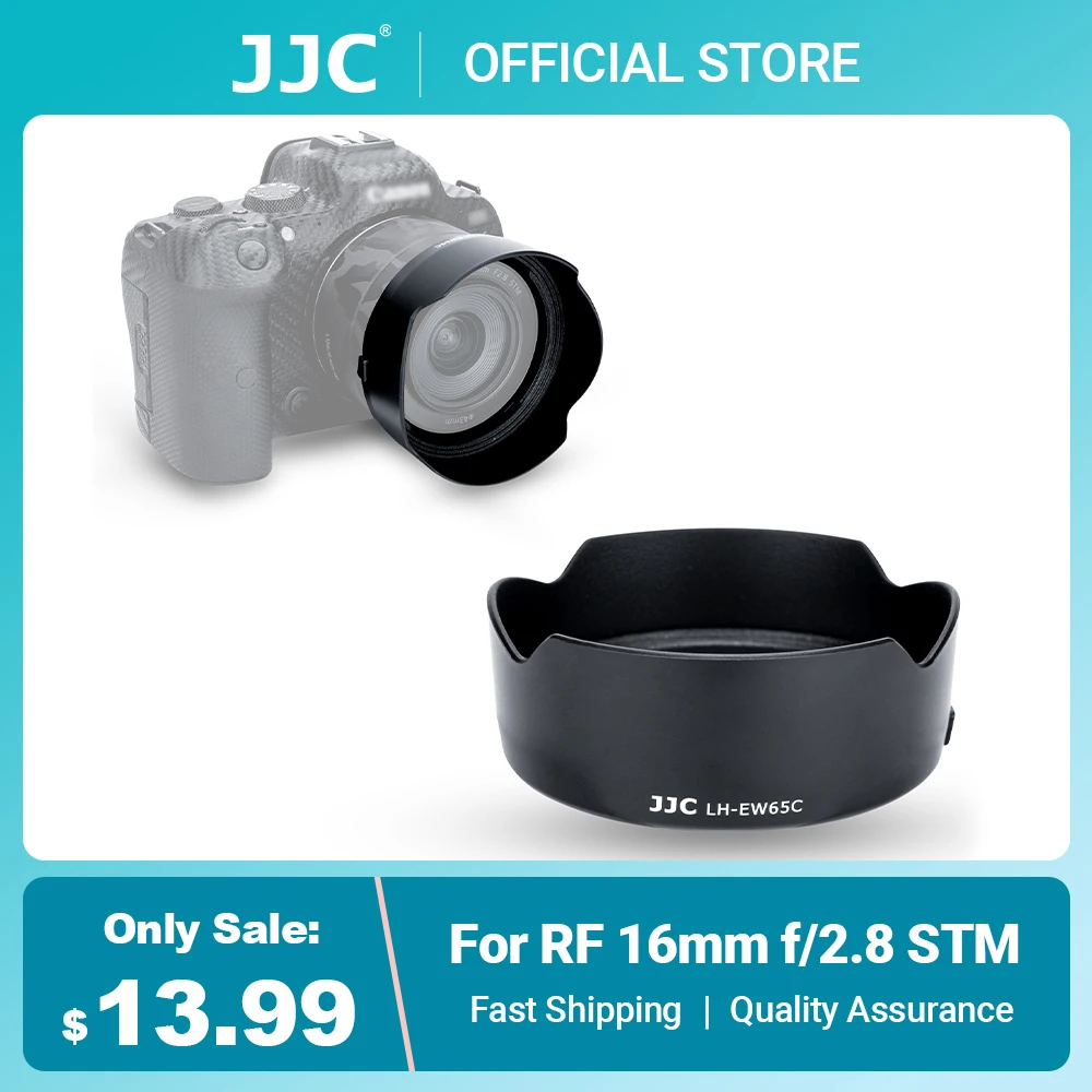 Jjc Rf 16Mm Ew-65C Paraluce Reversibile Compatibile Con Obiettivo Canon Rf 16Mm F2.8 Stm Per Fotocamera Canon Eos R R5 R6 R7 R10 R3 Rp