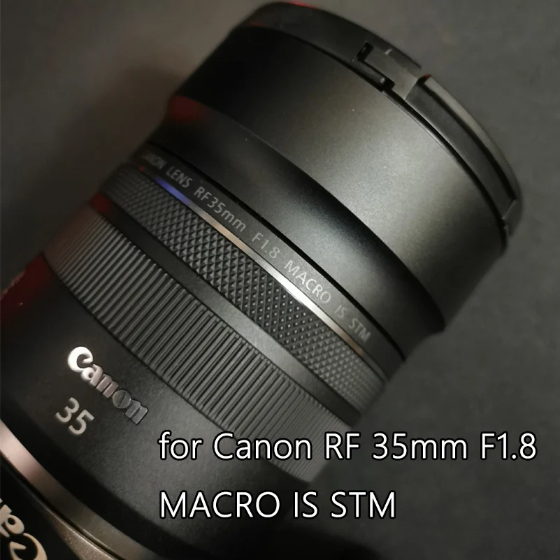Paraluce In Metallo Rf 35Mm Compatibile Canon Rf 35Mm F1.8 Macro Is Stm Obiettivo Per Canon Eos R Rp Ra R5 R6 R7 R10 R3 C70
