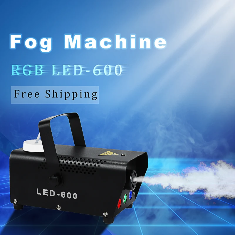 Telecomando Fog Machine Rgb Wireless Control 500W Dj Disco Stage Lighting Home Party Smoke Projector