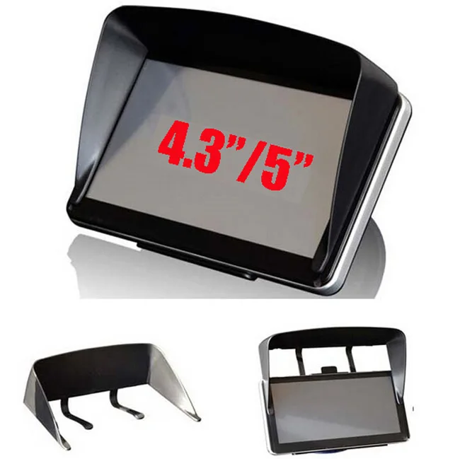 Visiera Parasole Universale Da 5 Pollici/4.3 Pollici Gps Per Auto Antiriflesso 4.3 "5" Copertura Scudo Cieco Per Garmin Nuvi Tomtom Sat Nav