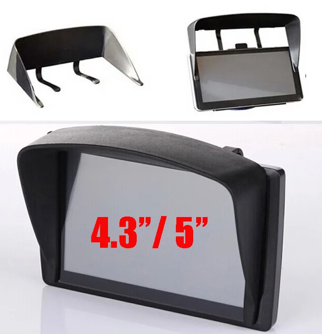 Visiera Parasole Universale Da 5 Pollici/4.3 Pollici Gps Per Auto Antiriflesso 4.3 "5" Copertura Scudo Cieco Per Garmin Nuvi Tomtom Sat Nav