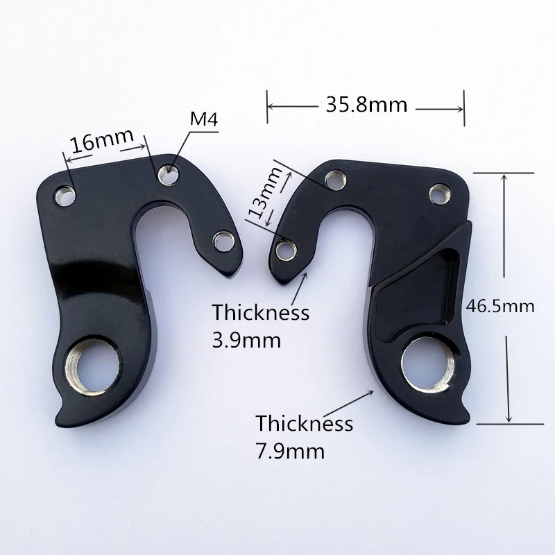5 Pz Bicicletta Deragliatore Posteriore Gancio Per De Rosa Sk Super King Idol Carbon De Rosa Pinin Farina Orro Gold Mech Dropout Extender