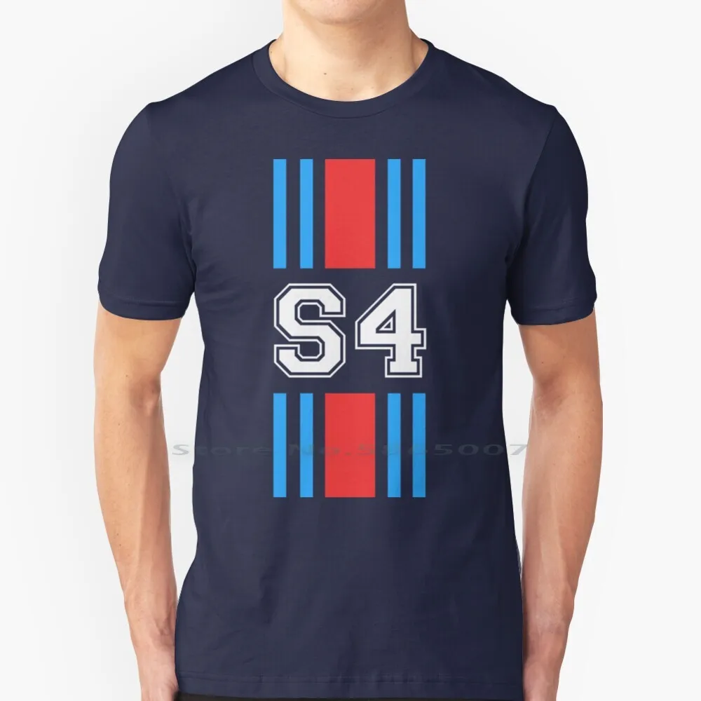 S4 Racing T Shirt Cotton 6Xl Lancia Delta S4 Group B Racing Toilette Alen Biasion Rally 80