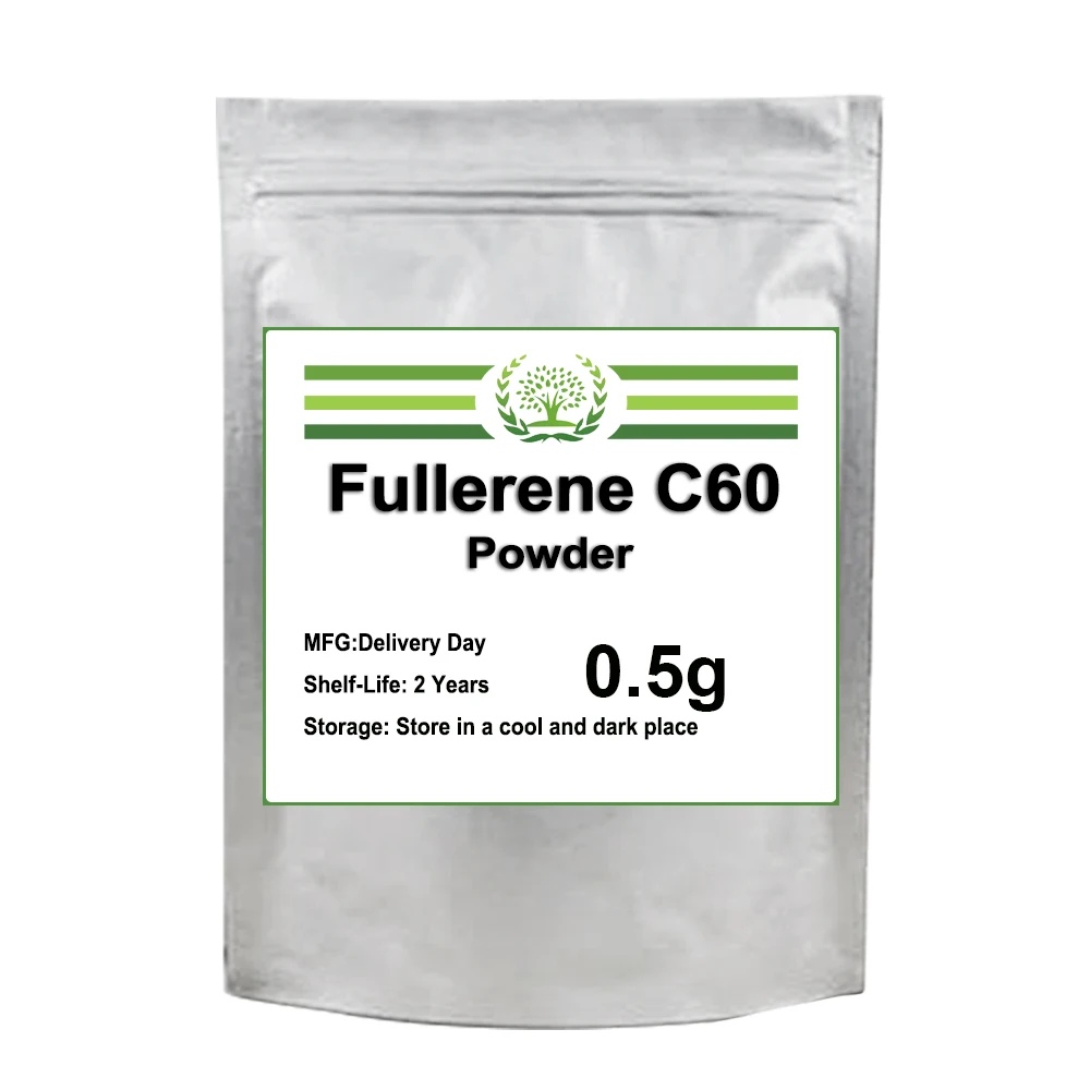 Materie Prime Cosmetiche In Polvere Fullerene C60 Di Alta Qualità Sbiancante E Antirughe Prevenzione Invecchiamento