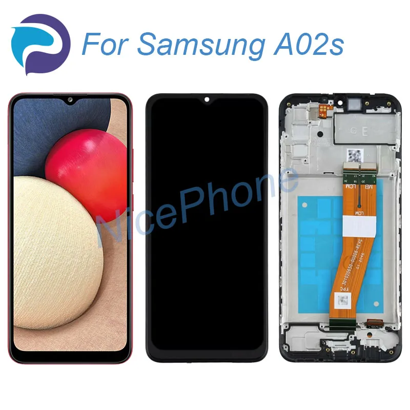 Per Samsung A02S Schermo Lcd Touch Digitizer Display 1600 720 Sm-A025/F/Ds/G/Ds/M/Ds A02S Assemblaggio Sostituzione Schermo Lcd