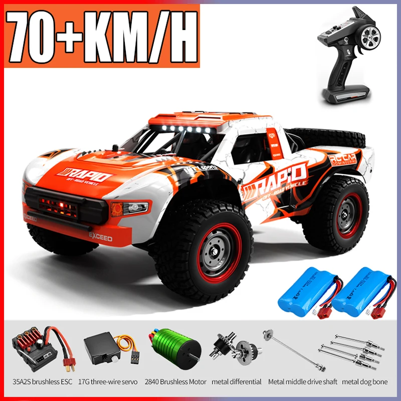 Rc Car Off Road 4X4 50 Km/H O 75 Km/H Motore Brushless Ad Alta Velocità Monster Truck 1/16 Desert/Snow Racing Drift Cars Giocattoli Per Ragazzi