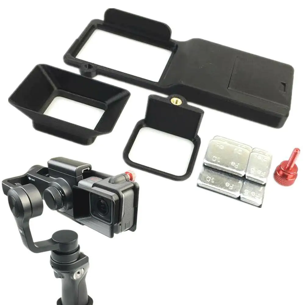 Gopro Hero 3 4 5 6 Adattatore Switch Mount Plate Parasole Per Osmo Mobile Gimbal Transfer A Gopro Hero 5/6 Sport Camera
