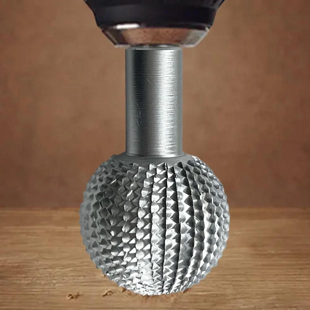 41.2Mm Extreme Sphere Rotary Burr Carburo Burr Ball Rotary Burr Wood Carving Testa Di Molatura Testa Di Molatura Sgorbia A Sfera