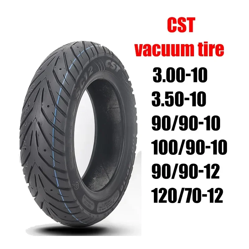 3.00-10 3.50/90-10 90/90/90-10 100/90/90-12 90/90/70-12 Pneumatico Sottovuoto Cst Per Veicolo Elettrico Pedale Moto Grip Antiscivolo