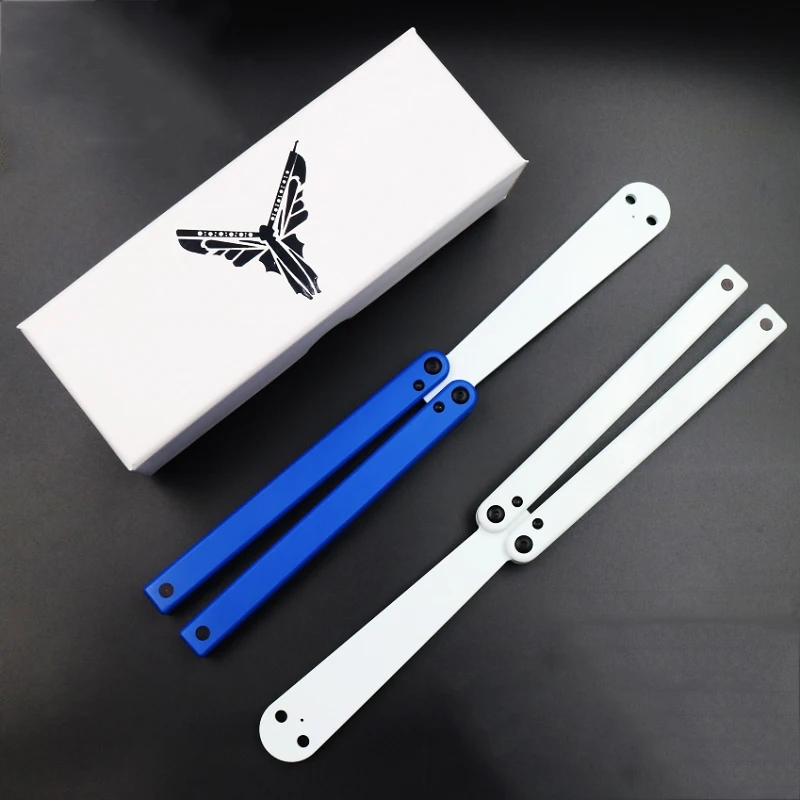 Xdyy Clone Squiddy Pratica Coltello A Farfalla Plastica Non Rasata Tasca Pieghevole Edc Balisong Trainer