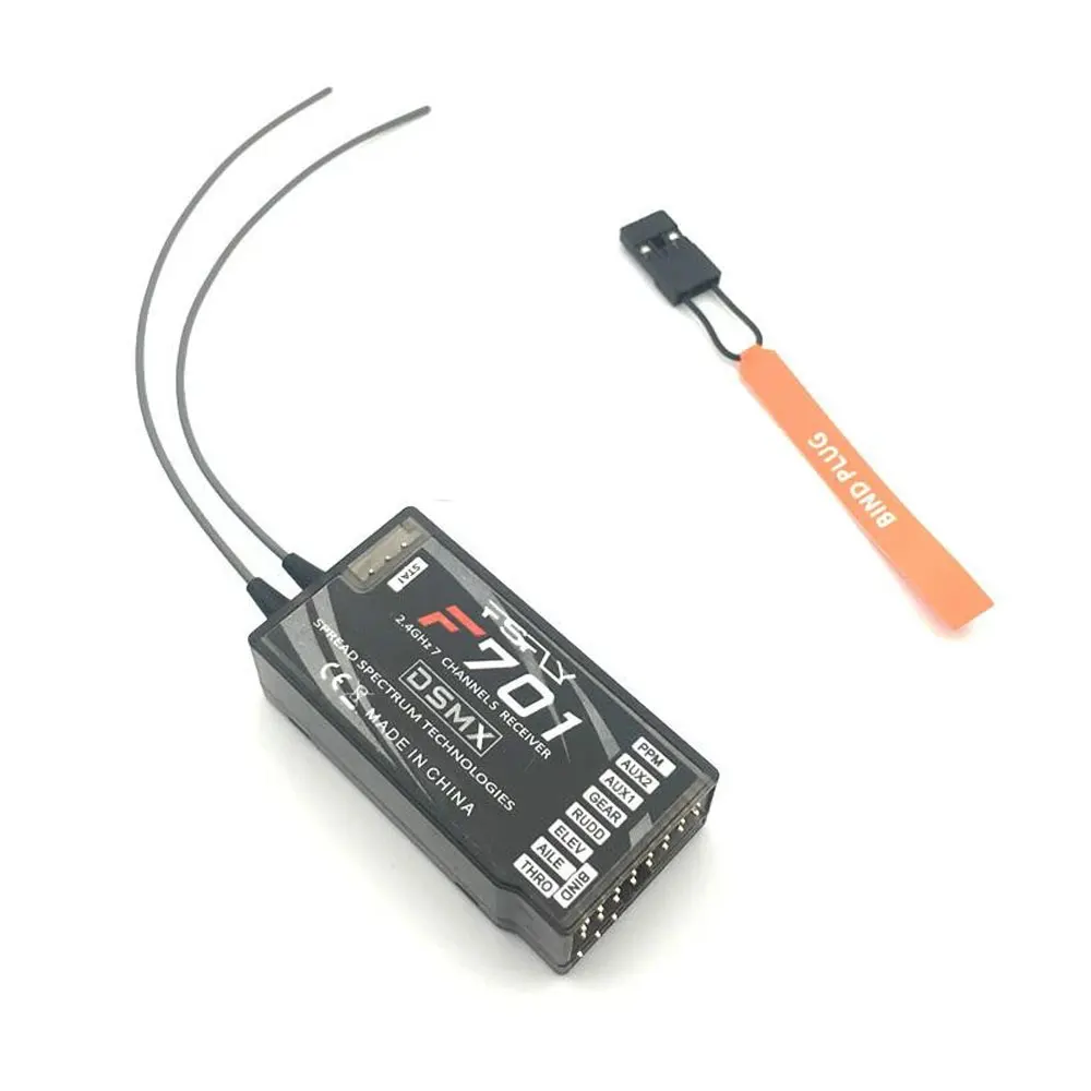 F701 2.4Ghz 7Ch Ultra Long Range Ppm Dsmx/Dsm2 Ricevitore Rc Per Jr Spektrum Dx6I Dx7 Dx9 Trasmettitore