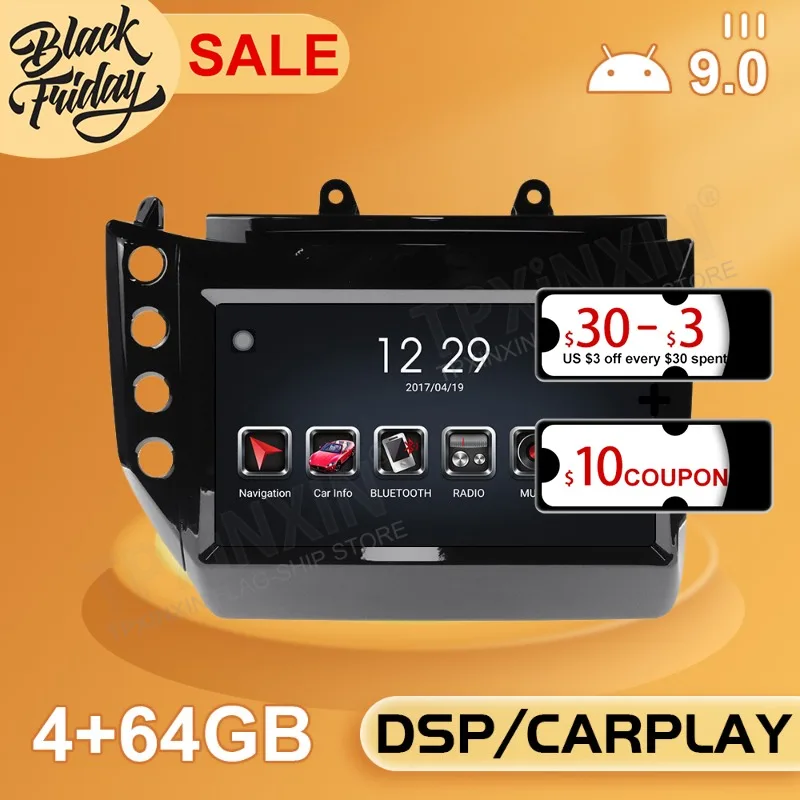 Autoradio Android-Player Mit Smankalem Bildm Per Maserati Gt / Gc Maisurismo 2007 Gps-Autoradio-Multimedia-Player 9 Zoll