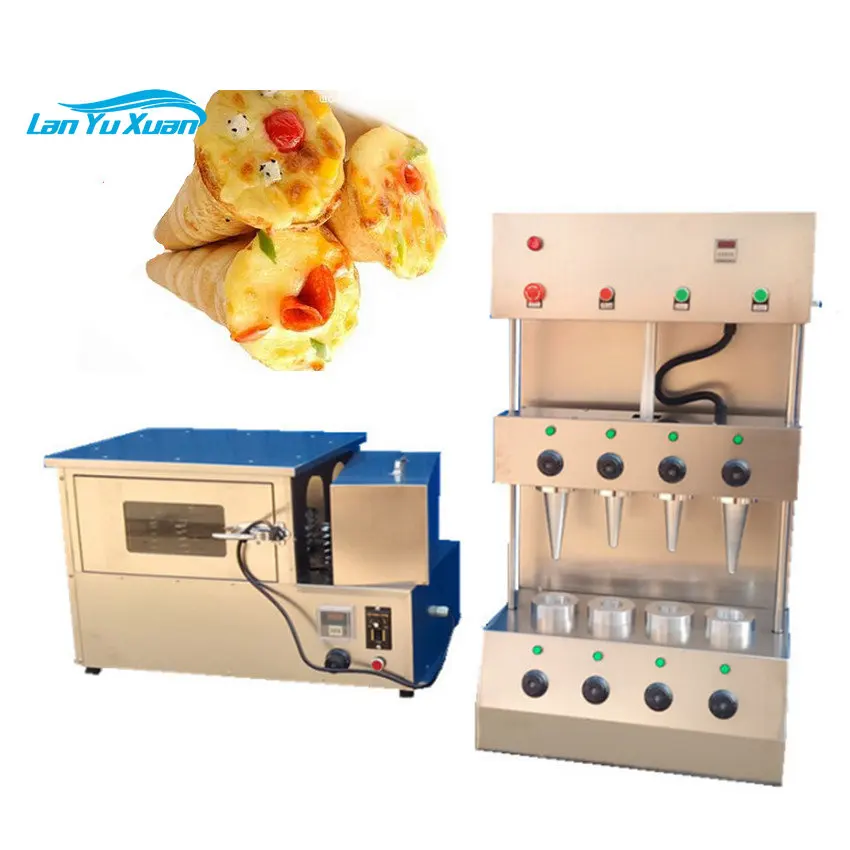 Forno Simples De Pizza Cone Automatic Cone Pizza Machine Pizza Cone Machine Set