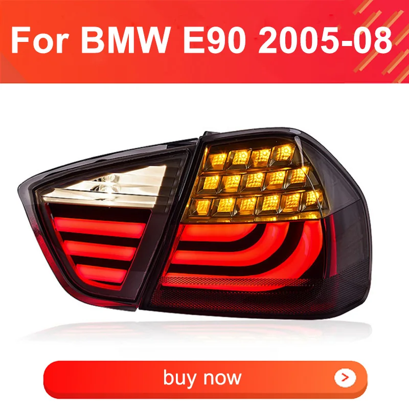 1 Paio Di Fanali Posteriori A Led Per Bmw Serie 3 E90 2005-2008 Fanali Posteriori Plug And Play Fari Posteriori Di Retromarcia Con Freno Di Marcia