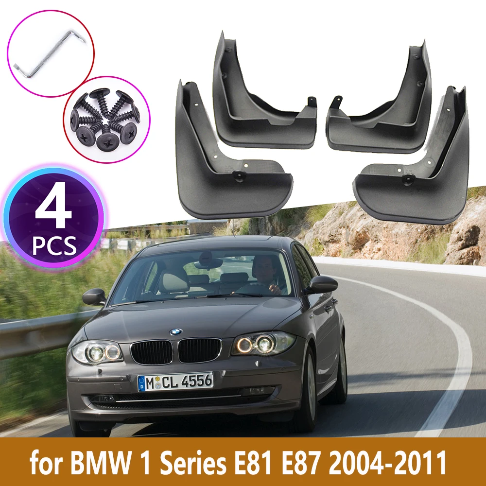 Parafanghi Per Bmw 1 Serie E81 E87 2004 2005 2006 2007 2008 2009 2010 2011 Rivestimento Splash Mud Flaps Guardie Paraspruzzi Accessori