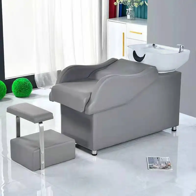 Head Spa Hair Wash Bed Stylist Massage Portable Shampoo Station Chair Salon Luxury Lettino Massaggio Salon Equipment Mq50Sc