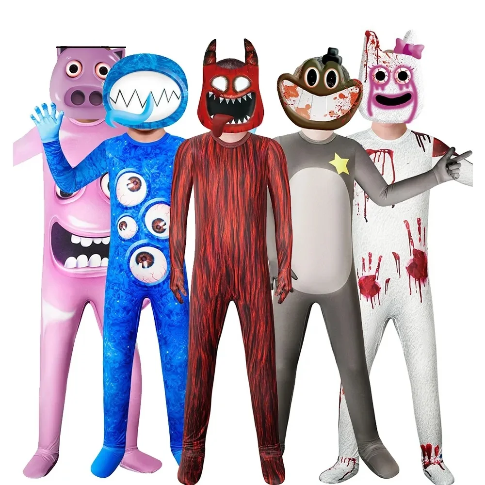 Purim Garden Of Banban Costumes Game Doll Green Jumbo Josh Monster Cosplay Tuta Bambini Banban Abbigliamento Regalo Di Halloween