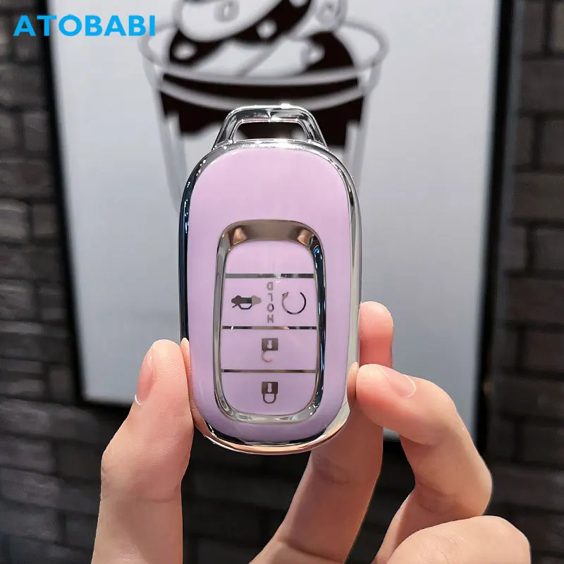 Tpu Car Key Case Smart Remote Fobs Protector Cover Portachiavi Holder Accessori Auto Per Honda Civic Accord Vezel 2021 2022 2023