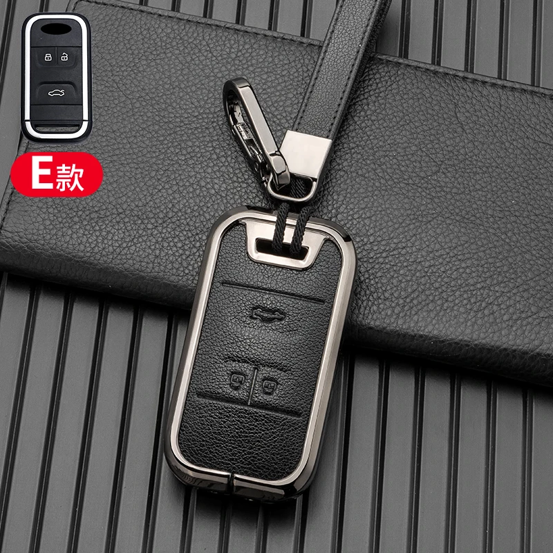 Car Key Case Bag For Chery Tiggo Arrizo Keychain Auto Smart Remote Cover Car Interior Car Accessories For Girls Key Chains