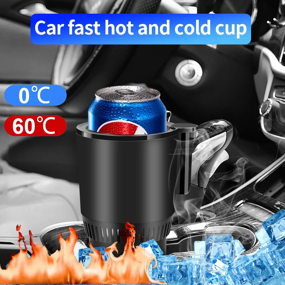 Nuovo Touch Screen Cooling Beverage Drink Lattine Smart Car Cup Holder Cooler Warmer Auto Cup Drink Holder Per Campeggio Viaggi Guida