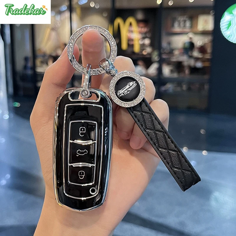 Tpu Car Smart Key Cover Case Per Geely Atlas Boyue Nl3 Ex7 Suv Gt Gc9 Borui Emgrand X7 Shell Fob Auto Holder Protector