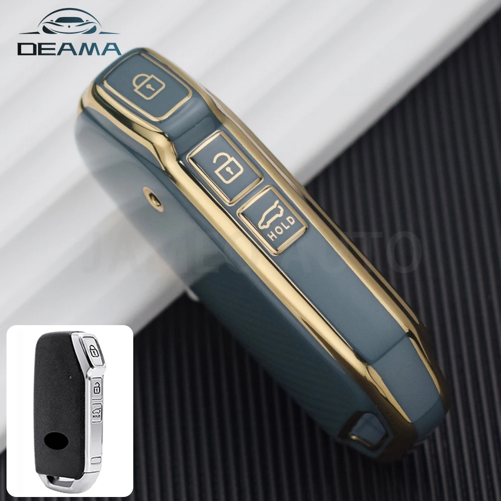 Per Kia K3 Kx3 Kx7 K5 Sportage Carnival Mpv Kia Smart Remote Key Cover K8 3 Pulsanti Tpu Car Key Case Key Shell Accessori