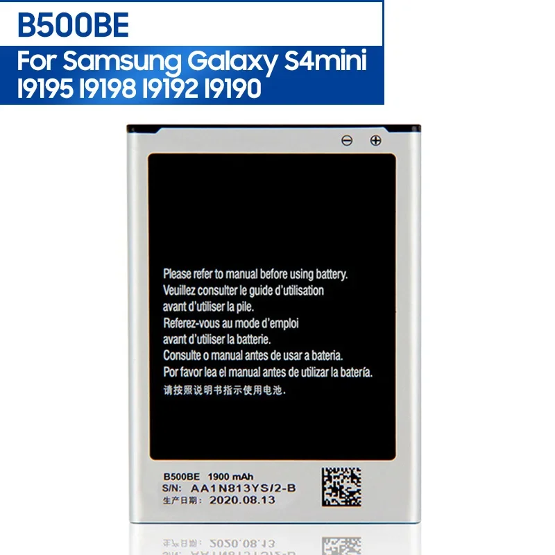 Batteria Di Ricambio Per Telefono B500Be Per Samsung Galaxy S4 Mini I9190 I9192 I9195 I 9198 S4 Mini 3 Pin 1900Mah